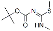 Carbamic acid, [(methylamino)(methylthio)methylene]-, 1,1-dimethylethyl ester