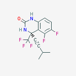 2(1H)-quinazolinone, 5,6-difluoro-3,4-dihydro-4-(3-methyl-1-butyn-1-yl)-4-(trifluoromethyl)-, (4S)-