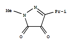 1H-PYRAZOLE-4,5-DIONE,1-METHYL-3-(1-METHYLETHYL)-