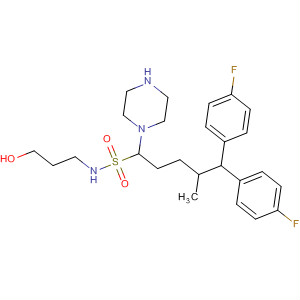 1-Piperazinepentanesulfonamide,4-[bis(4-fluorophenyl)methyl]-N-(3-hydroxypropyl)-
