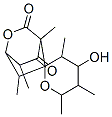 3,4,5,6-Tetrahydro-4-hydroxy-3,4,5,6,6,7-hexamethylspiro[2-oxabicyclo[2.2.2]octane-5,2-[2H]pyran]-3,8-dione