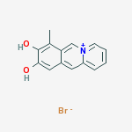 8,9-dihydroxy-7-methylpyrido[1,2-b]isoquinolinium bromide