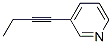Pyridine,3-(1-butyn-1-yl)-