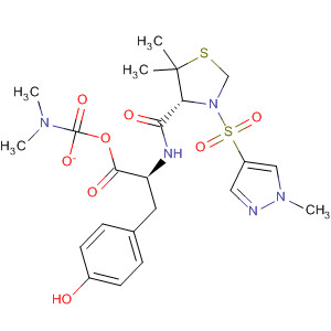 L-Tyrosine,N-[[(4R)-5,5-dimethyl-3-[(1-methyl-1H-pyrazol-4-yl)sulfonyl]-4-thiazolidinyl]carbonyl]-, dimethylcarbamate (ester)