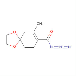 1,4-Dioxaspiro[4.5]dec-7-ene-8-carbonyl azide, 7-methyl-