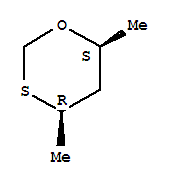 1,3-Oxathiane,4,6-dimethyl-, (4R,6S)-rel-