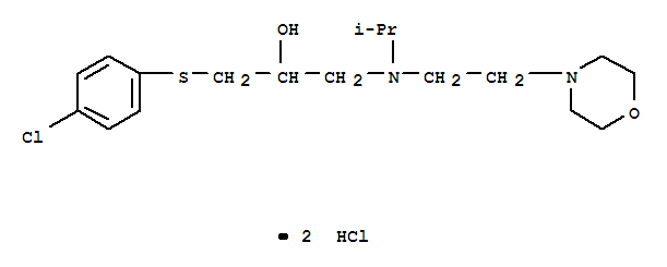1-[(4-chlorophenyl)sulfanyl]-3-{[2-(morpholin-4-yl)ethyl](propan-2-yl)amino}propan-2-ol dihydrochloride