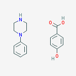 4-hydroxybenzoic acid - 1-phenylpiperazine (1:1)
