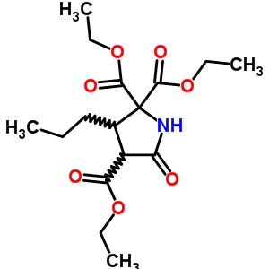 triethyl 5-oxo-3-propylpyrrolidine-2,2,4-tricarboxylate