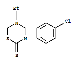 3-(4-chlorophenyl)-5-ethyl-1,3,5-thiadiazinane-2-thione