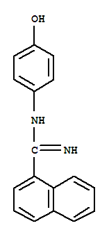 N'-(4-hydroxyphenyl)naphthalene-1-carboximidamide