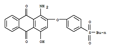 1-Amino-2-(4-(Butylsulfonyl)phenoxy)-4-hydroxyanthracene-9,10-dione