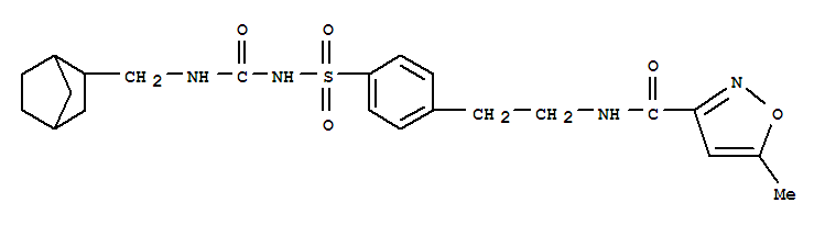 N-[2-(4-{[(bicyclo[2.2.1]hept-2-ylmethyl)carbamoyl]sulfamoyl}phenyl)ethyl]-5-methyl-1,2-oxazole-3-carboxamide