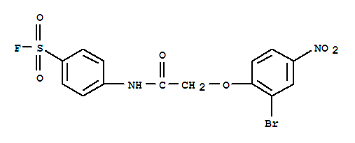 4-{[(2-bromo-4-nitrophenoxy)acetyl]amino}benzenesulfonyl fluoride