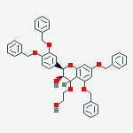 2H-1-BENZOPYRAN-3-OL, 2-[3,4-BIS(PHENYLMETHOXY)PHENYL]-3,4-DIHYDRO-4-(2-HYDROXYETHOXY)-5,7-BIS(PHENYLMETHOXY)-, (2R,3R)-
