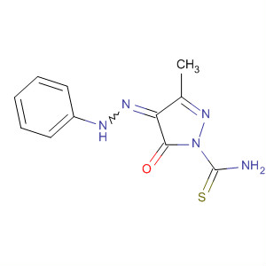 1H-Pyrazole-1-carbothioamide,4,5-dihydro-3-methyl-5-oxo-4-(phenylhydrazono)-