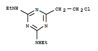 6-(2-chloroethyl)-N,N'-diethyl-1,3,5-triazine-2,4-diamine