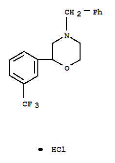 4-benzyl-2-[3-(trifluoromethyl)phenyl]morpholine hydrochloride (1:1)