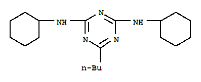 6-butyl-N,N'-dicyclohexyl-1,3,5-triazine-2,4-diamine
