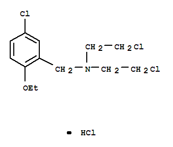 2-chloro-N-(5-chloro-2-ethoxybenzyl)-N-(2-chloroethyl)ethanaminium chloride