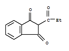 1H-indene-1,3(2H)-dione, 2-(1-oxopropyl)-