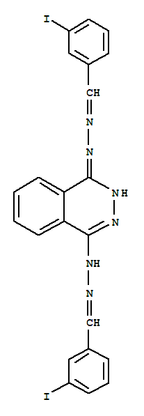 1,4-bis[2-(3-iodobenzylidene)hydrazinyl]phthalazine