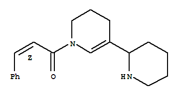 2-Propen-1-one,1-[3,4-dihydro-5-(2-piperidinyl)-1(2H)-pyridinyl]-3-phenyl-, (2Z)-