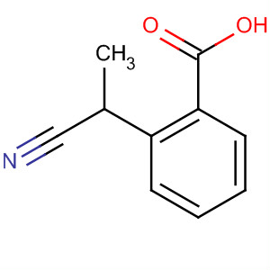 Benzoic acid, 2-(1-cyanoethyl)-