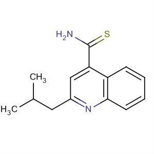 4-Quinolinecarbothioamide, 2-(2-methylpropyl)-