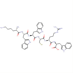 L-Tryptophan, L-lysyl-L-tryptophyl-L-tryptophyl-L-cysteinyl-L-arginyl-