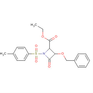 2-Azetidinecarboxylic acid,1-[(4-methylphenyl)sulfonyl]-4-oxo-3-(phenylmethoxy)-, ethyl ester,(2R,3R)-
