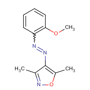 Isoxazole, 4-[(2-methoxyphenyl)azo]-3,5-dimethyl-