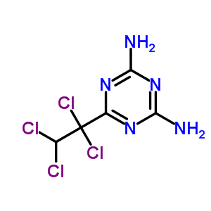 6-(1,1,2,2-tetrachloroethyl)-1,3,5-triazine-2,4-diamine