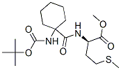D-Methionine,N-[[1-[[(1,1-dimethylethoxy)carbonyl]amino]cyclohexyl]carbonyl]-, methyl ester