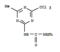 1-[4-methyl-6-(trichloromethyl)-1,3,5-triazin-2-yl]-3-phenylurea