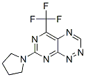 7-(1-Pyrrolidinyl)-5-(trifluoromethyl)pyrimido[5,4-e]-1,2,4-triazine
