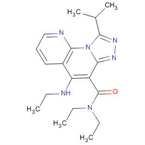[1,2,4]Triazolo[4,3-a][1,8]naphthyridine-6-carboxamide,N,N-diethyl-5-(ethylamino)-9-(1-methylethyl)-