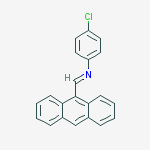 1-anthracen-9-yl-n-(4-chlorophenyl)methanimine