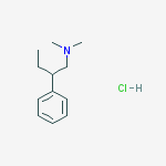 N,N-Dimethyl-2-phenyl-1-butanamine hydrochloride (1:1)