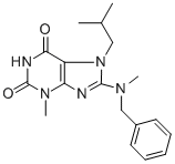 8-[benzyl(methyl)amino]-7-isobutyl-3-methyl-3,7-dihydro-1H-purine-2,6-dione