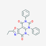 2-ethyl-5-methyl-6,8-diphenyl-[1,3]oxazolo[1,2]pyrido[4,5-b]pyrimidine-4,7,9-trione
