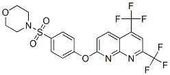 1,8-Naphthyridine,7-[4-(4-morpholinylsulfonyl)phenoxy]-2,4-bis(trifluoromethyl)-