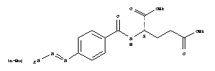 diethyl N-{4-[(1E)-3,3-dibutyltriaz-1-en-1-yl]benzoyl}glutamate