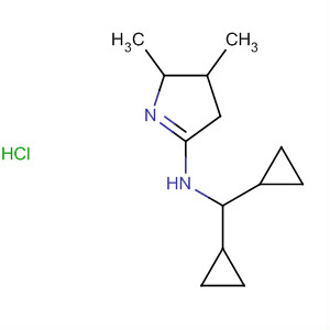 2H-Pyrrol-5-amine, N-(dicyclopropylmethyl)-3,4-dihydro-2,3-dimethyl-,monohydrochloride