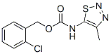 CARBAMIC ACID (4-METHYL-1,2,3-THIADIAZOL-5-YL)-,(2-CHLOROPHENYL)METHYL ESTER