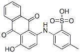 2-(4-Hydroxy-9,10-dioxoanthracene-1-ylamino)-5-methylbenzenesulfonic acid