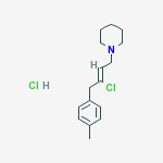 PIPERIDINE,1-(3-CHLORO-4-(P-TOLYL)-2-BUTENYL)- HCL