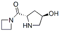 AZETIDINE, 1-[[(2S,4R)-4-HYDROXY-2-PYRROLIDINYL]CARBONYL]-