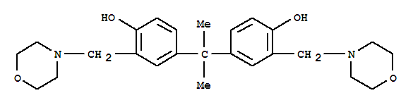 Phenol,4,4'-(1-methylethylidene)bis[2-(4-morpholinylmethyl)-