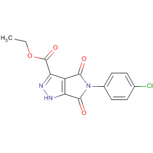Pyrrolo[3,4-c]pyrazole-3-carboxylic acid,5-(4-chlorophenyl)-1,4,5,6-tetrahydro-4,6-dioxo-, ethyl ester